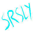 a blue background with the word krs on it