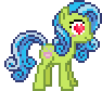 a pixel art picture of a pony