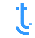 a black and blue logo with a cross on it