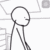 a drawing of a person looking at a computer screen