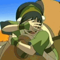 a cartoon picture of a person riding a skateboard