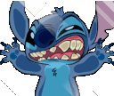 a cartoon character with a big smile on his face