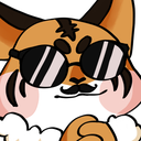 a cartoon dog wearing sunglasses and a hat