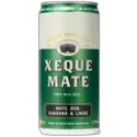 a can of beer with a green label