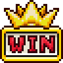 a slot machine with a crown on top of it