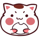 a cat with a sad look on its face