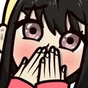 a girl covering her face with her hands