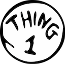 a black and white picture of a thing 1