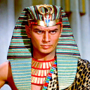a man in a costume with a leopard print on it
