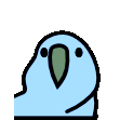 a blue bird with a black background