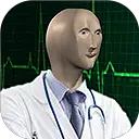 a male doctor with a stethoscope on his shoulder