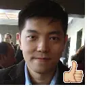 a picture of a man with a thumbs up