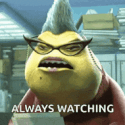 always watching random