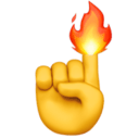 point up fire random
