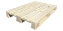 a wooden pallet sitting on top of a white background