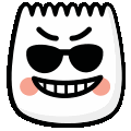 tiktok cool face emoji png random