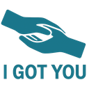 a hand holding a mouse with the words i got you