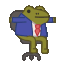 spinning robert corporate frog random
