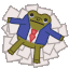 drowning robert corporate frog random