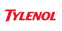 the tylenol logo on a white background