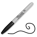 sharpie marker random