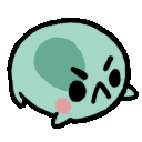 angry frog random