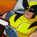 wolverine staring longingly at picture random