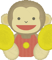 monkey cymbal random