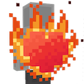 minecraft heart on fire random