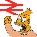 old man yells at national rail random