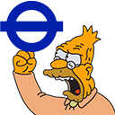 old man yells at tfl random