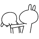 a black and white drawing of a giraffe