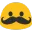 blob moustache random