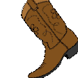 cowboy boot kick random