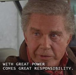great power great responsibility random