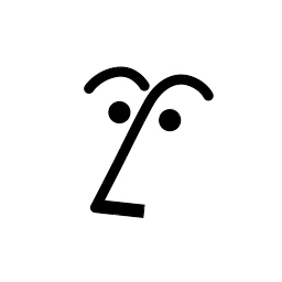 a black and white photo of a face