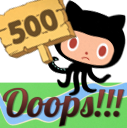 github 500 oops random