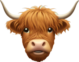 highland cow face random