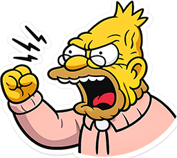 old man yells at random