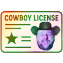 legendary cowboy license random