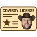 cowboy license random