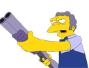 moe szyslak shotgun simpsons random