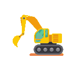 excavator dig random