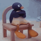 pingu annoyed impatient random