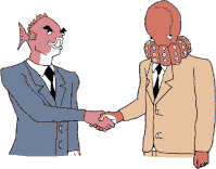 businessfishhandshake random