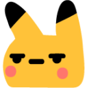 a pixel art picture of a yellow bird