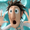 a cartoon character with a surprised look on his face