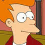 a cartoon of a man with red hair