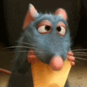 a cartoon mouse holding a piece of paper