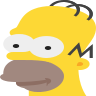 a cartoon character with a surprised look on his face